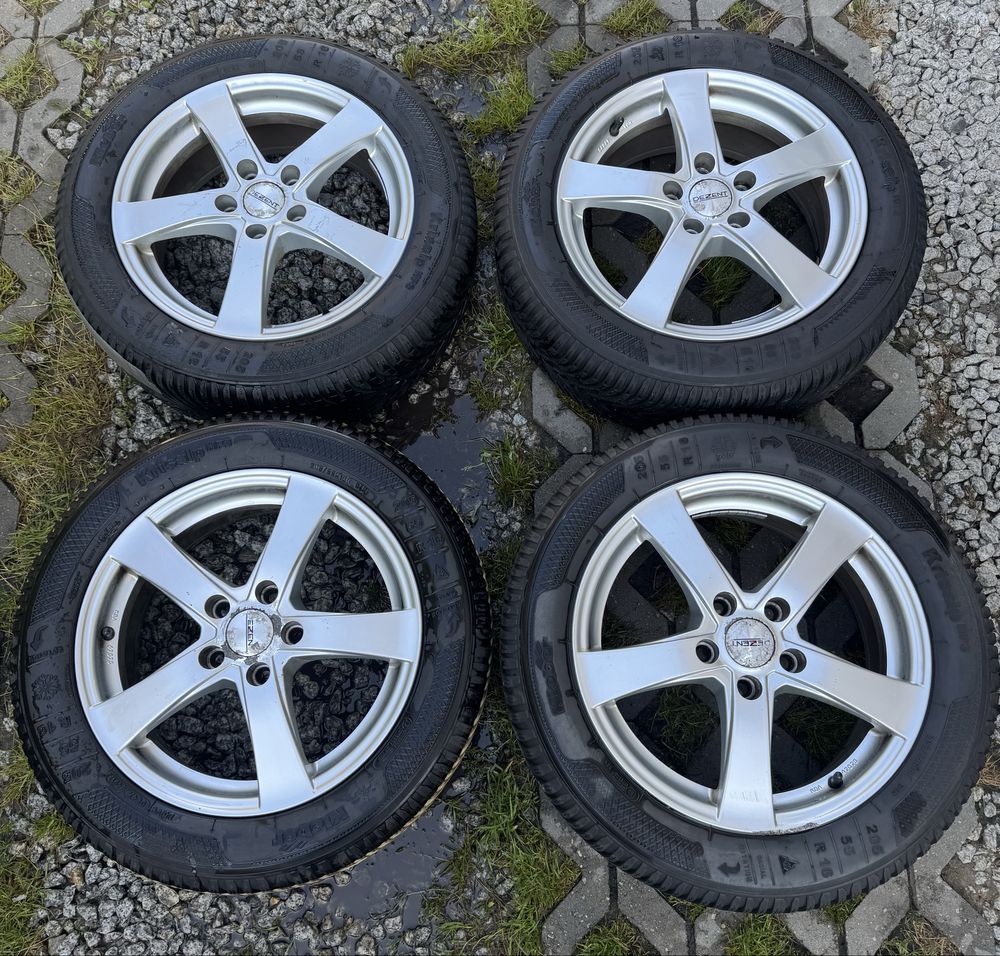 Felgi 16” 5x108 opony zimowe 205/55 Peugeot Volvo Ford Renault