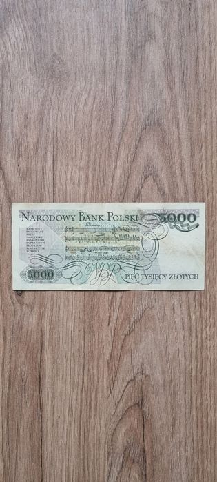 Banknot 5000 PRL seria C