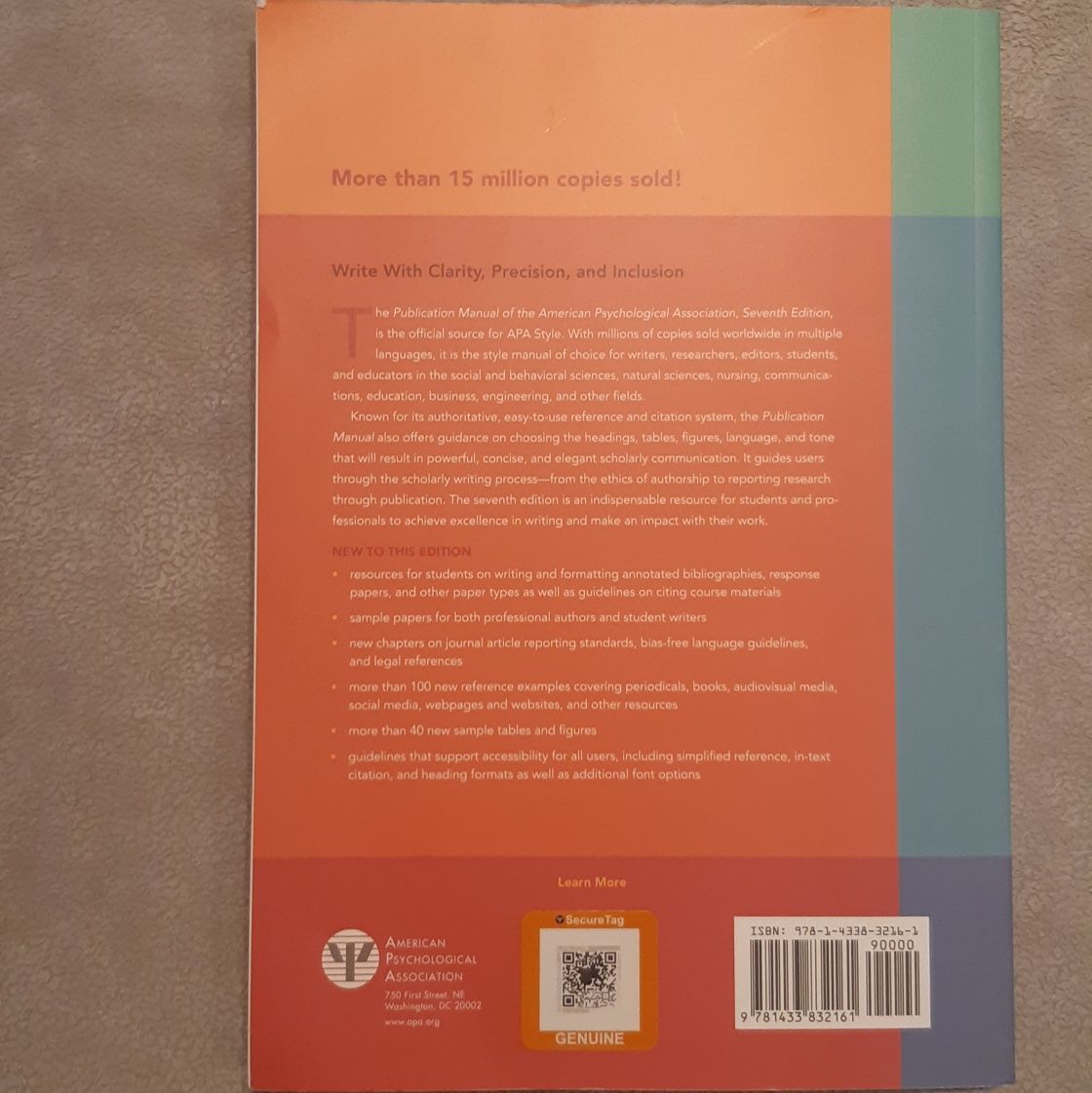 APA Style Manual książka PO ANGIELSKU angielski psychologia