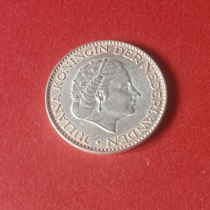 moeda prata 1 florim 1956