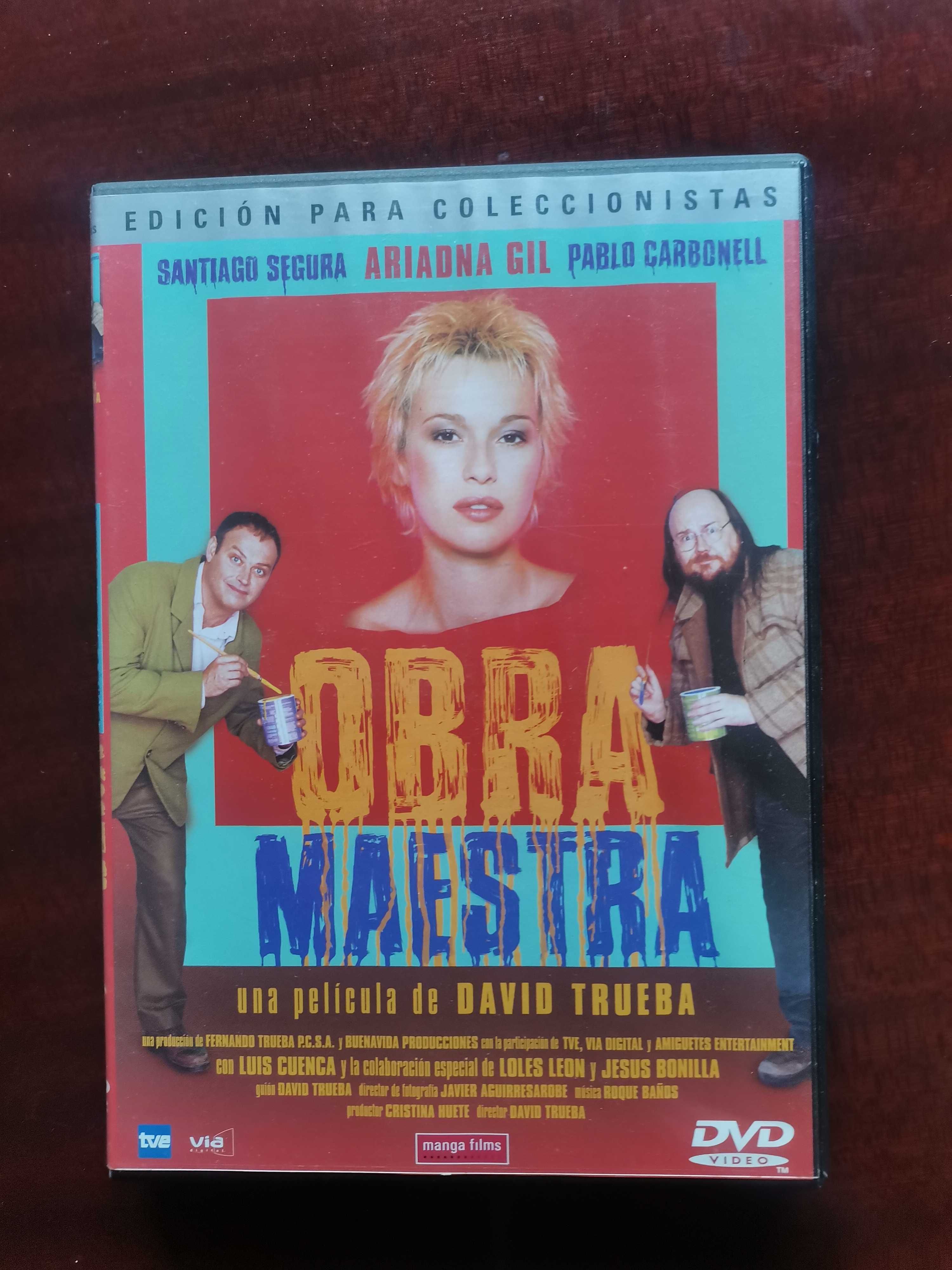 DVD "Obra Maestra", David Trueba - Edição para colecionadores  - 2 CDS