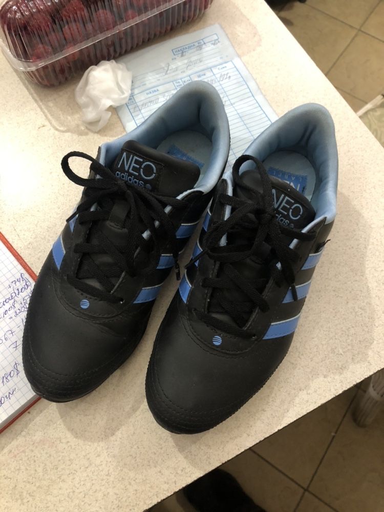 Adidas Neo. Новые! 38. Кожаные!