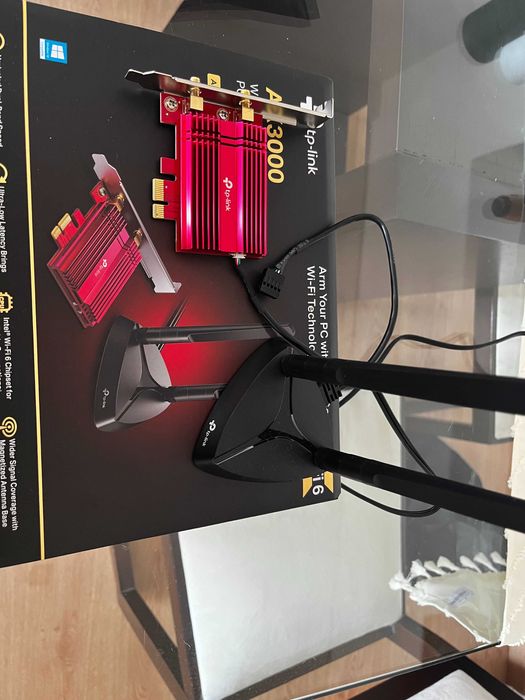 TP-Link Archer TX3000E AX3000 Wi-Fi 6 PCIe + BT 5.0 novo com garantia