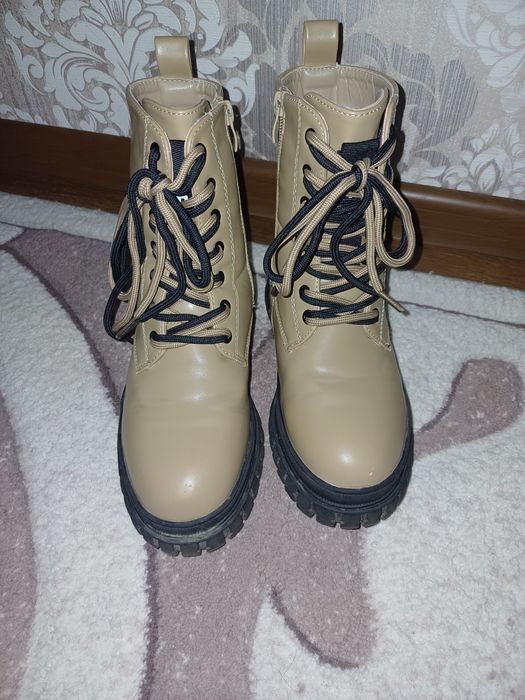 Кожаные зимние сапоги 34р состояние новых