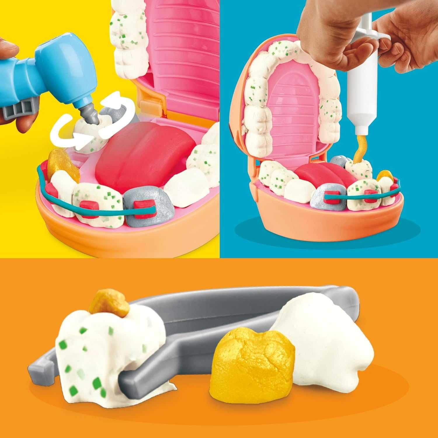 ОРИГИНАЛ! Набор пластилина Play-Doh Мистер зубастик Плей До