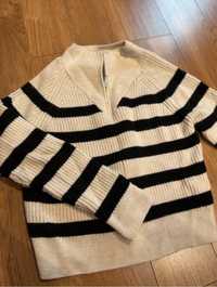 Sweter w paski Zara