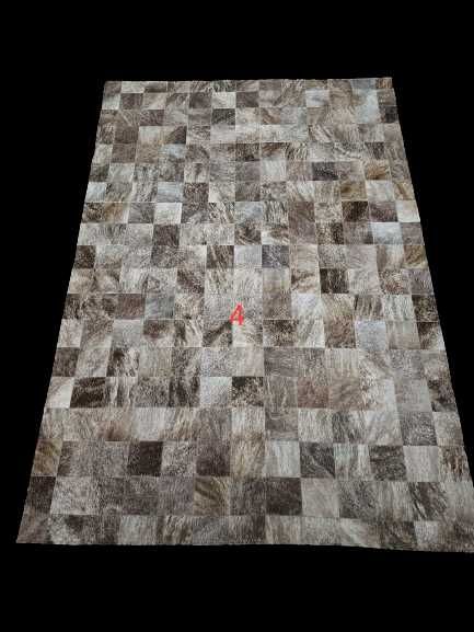Dywan Patchwork Skóra Bydlęca Naturalna Skóra z Krowy Dywany