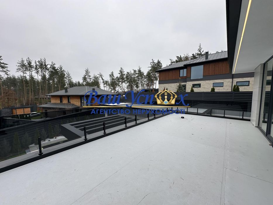 Продажа нового современного дома в лесу в городке. Ходосеевка