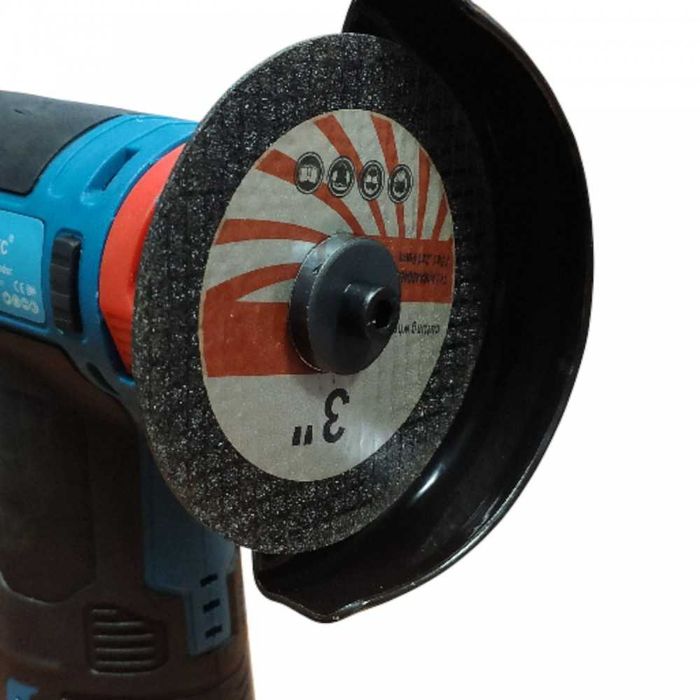 Аккумуляторная болгарка в чемодане, 2 аккумулятора, Domotec 10011