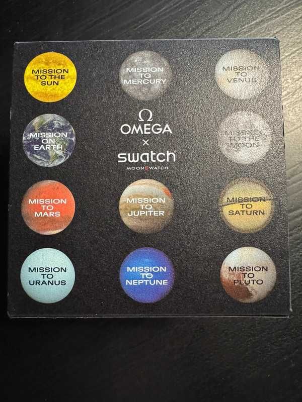 Omega x Swatch Saturn SO33T100 - Trwały i elegancyjny