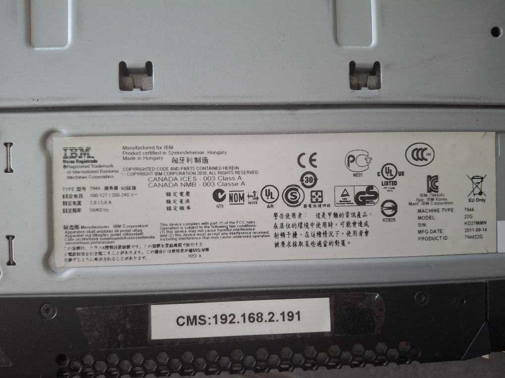 Servidores IBM System X3550 M3