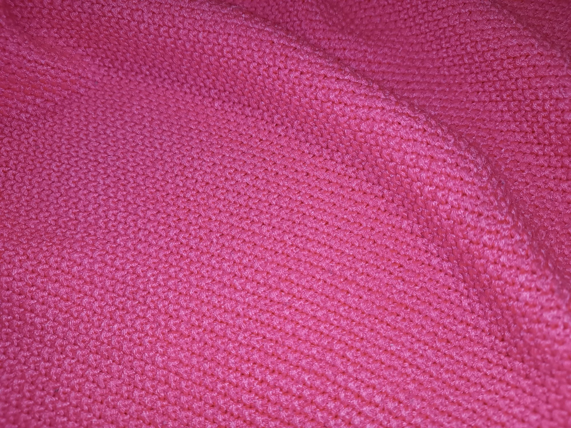 Sweterek neonowy róż h&m barbie pink candy pink