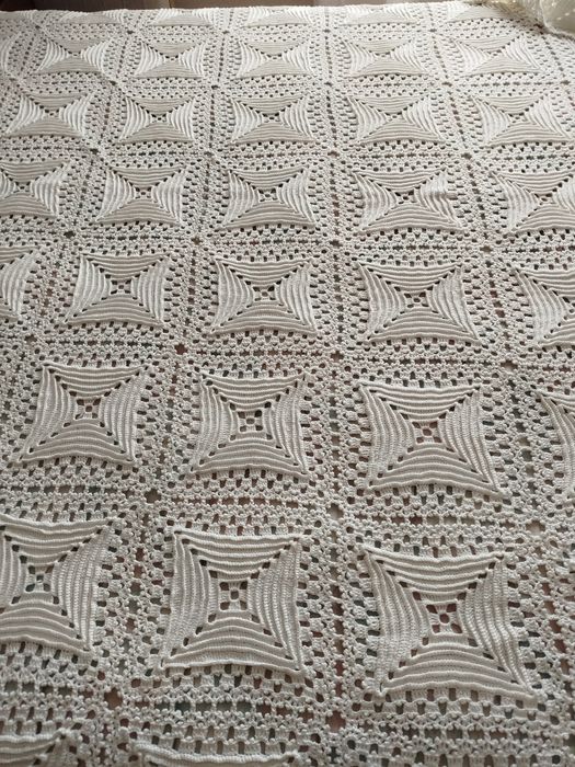 Colcha em crochê