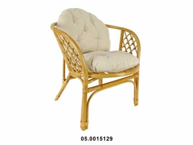 Mobiliário Jardim Rattan -Conj Sofá +2Cadeiras +Mesa Castanho 72 cm