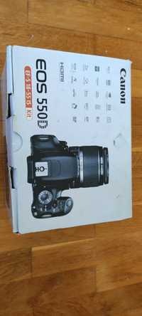 Canon EOS 550D + mochila + tripé