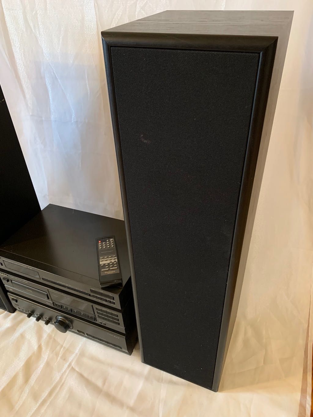 Zestaw wieża Technics wzmacniacz CD Tuner głośniki JBL