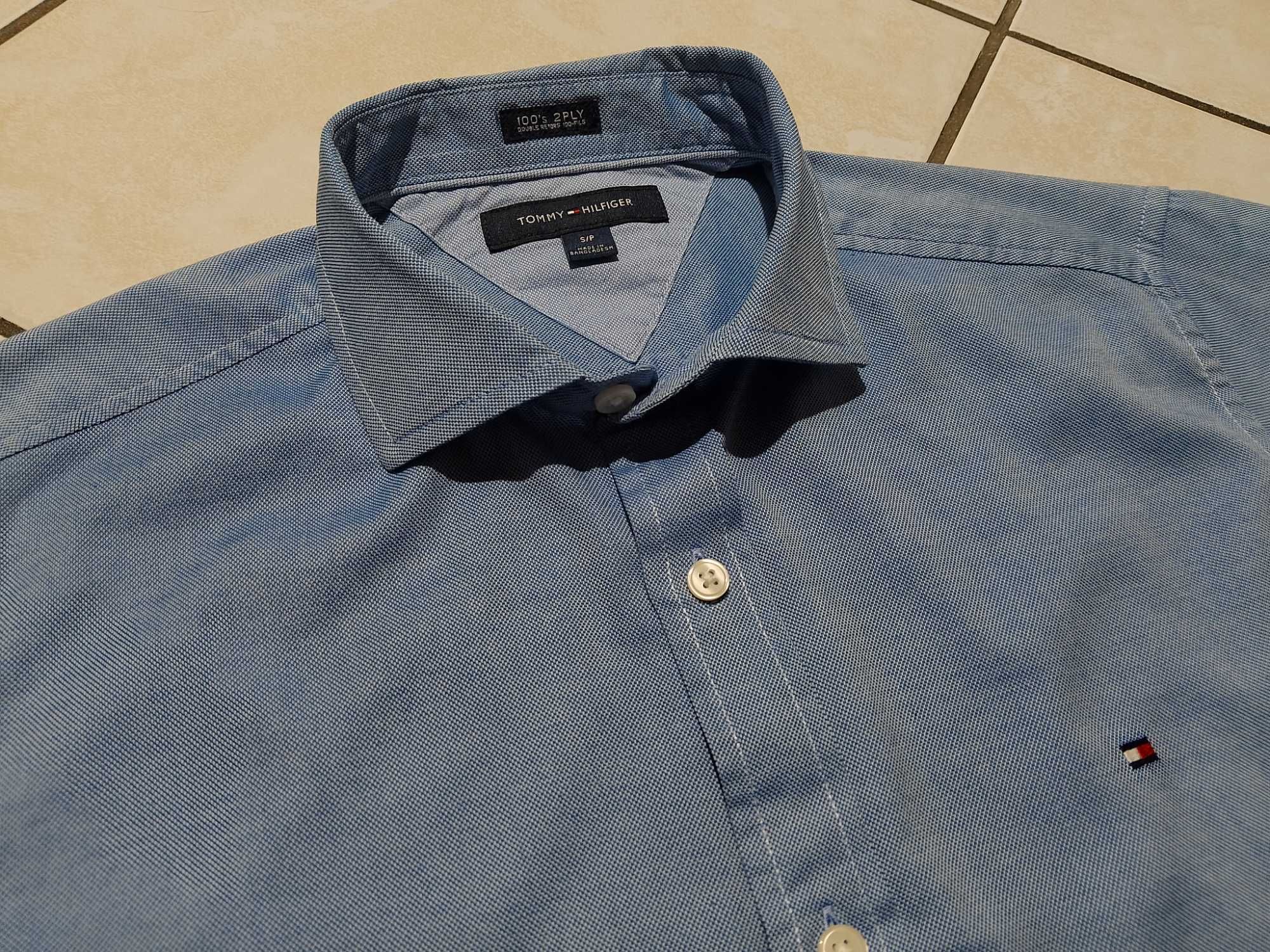 TOMMY HILFIGER USA - NOWA! z LOGO Koszula Męska rozmiar M