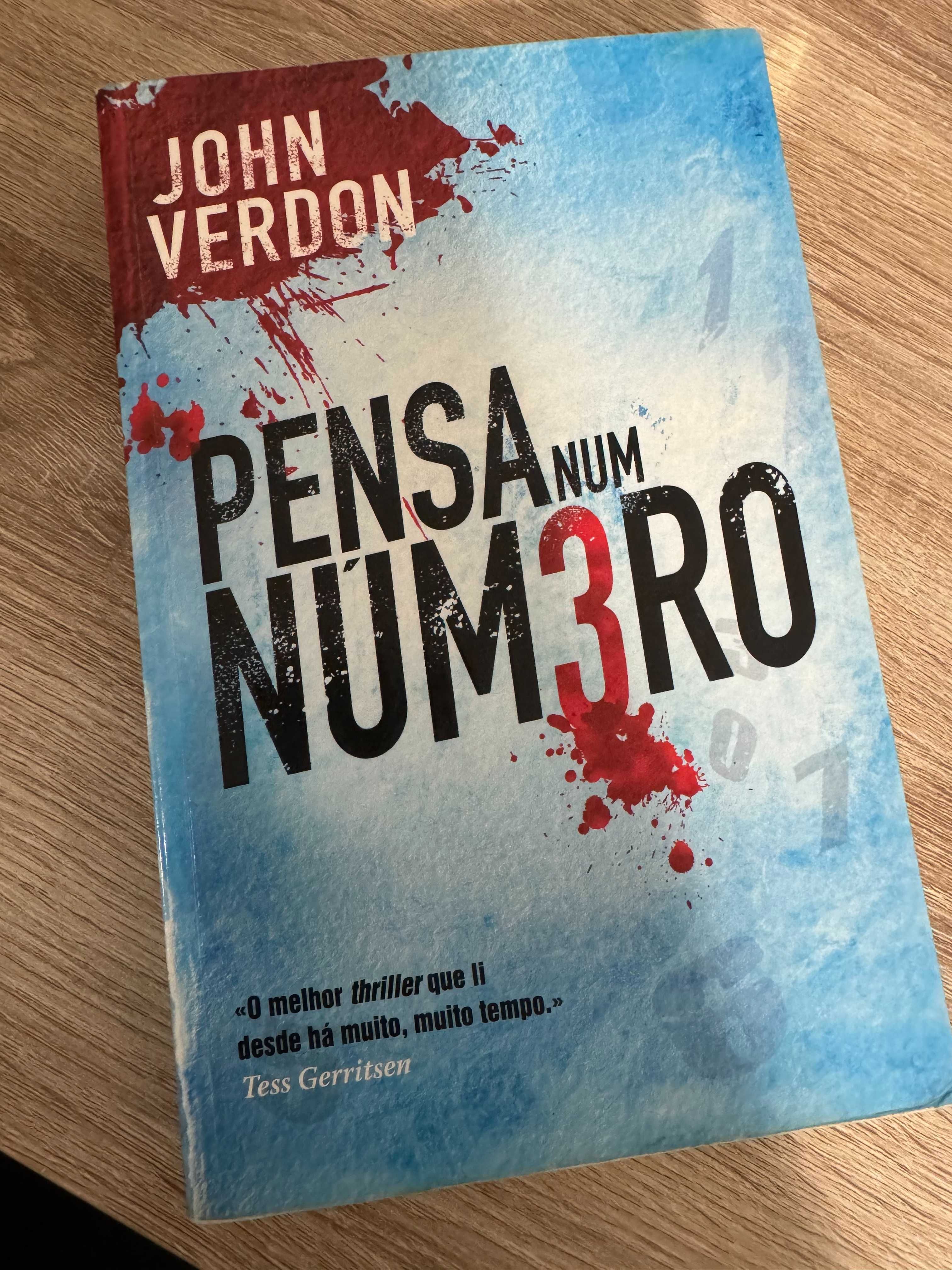 Livro "Pensa num número", de John Verdon