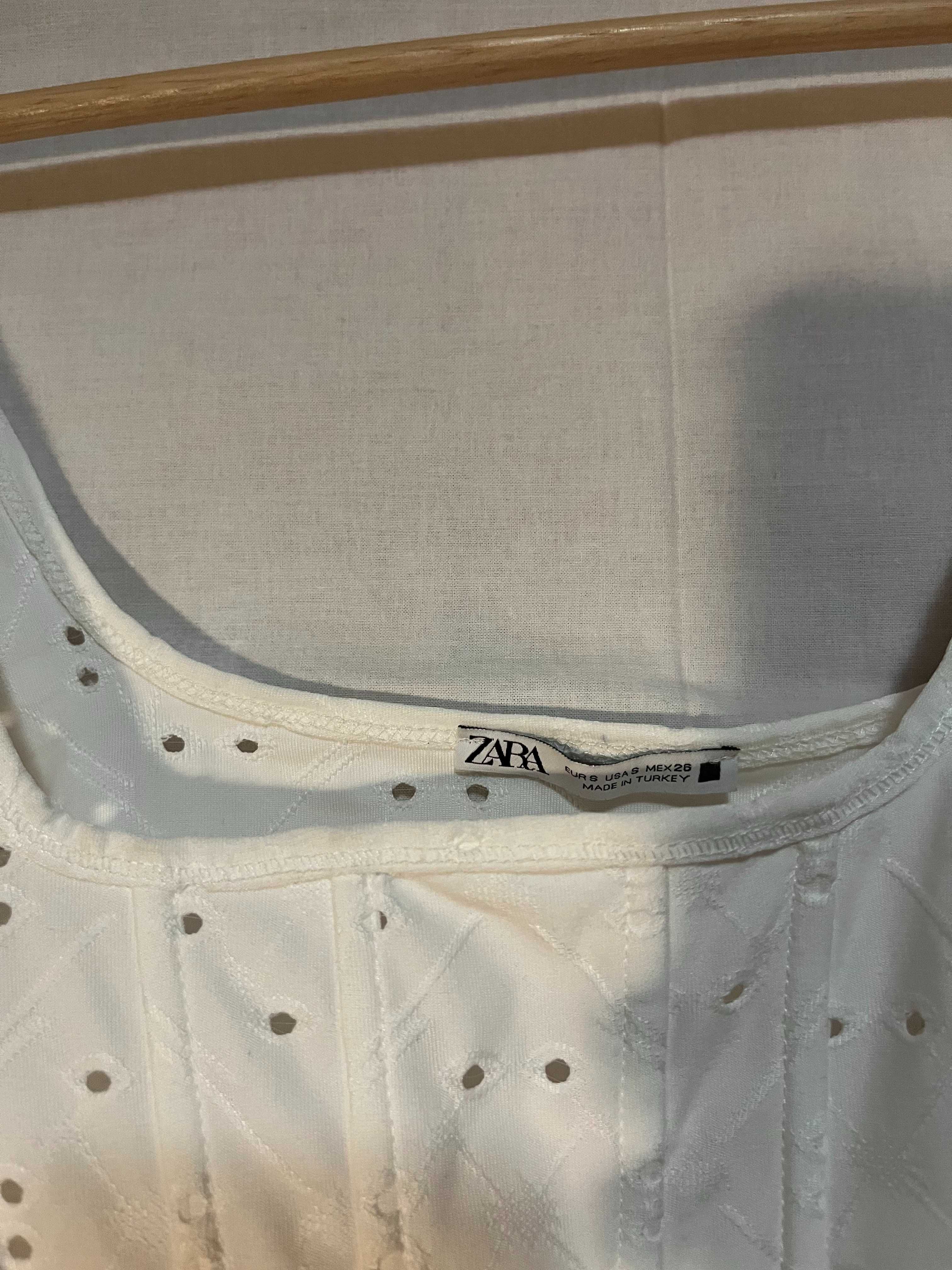 Top Corset Branco ZARA