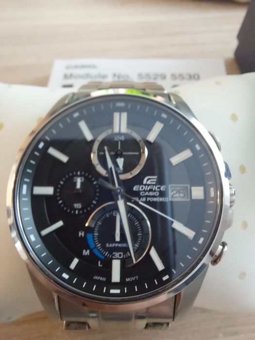 Zegarek męski Casio EDIFICE Premium Sapphire Solar