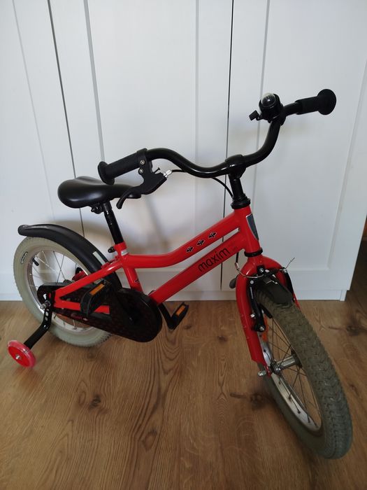 Rowerek dziecięcy Maxim Bat Boy, czerwony. Stan idealny.