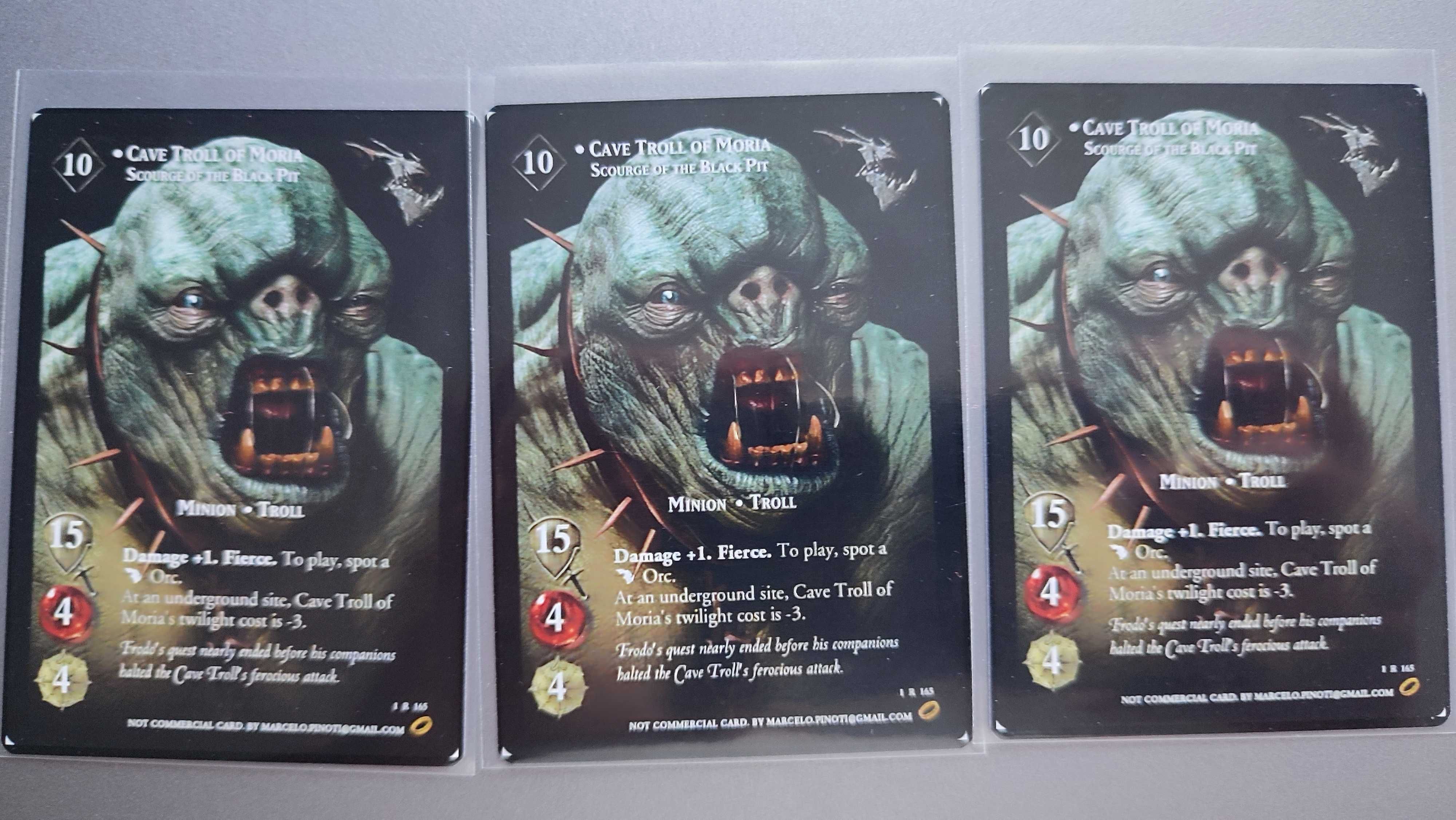 Cave Troll, Scourge of the Black Pit LOTR TCG CCG Lord of the Rings