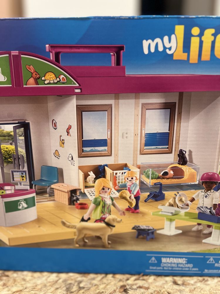 Playmobil przenosna klinika dla zwierząt 71715