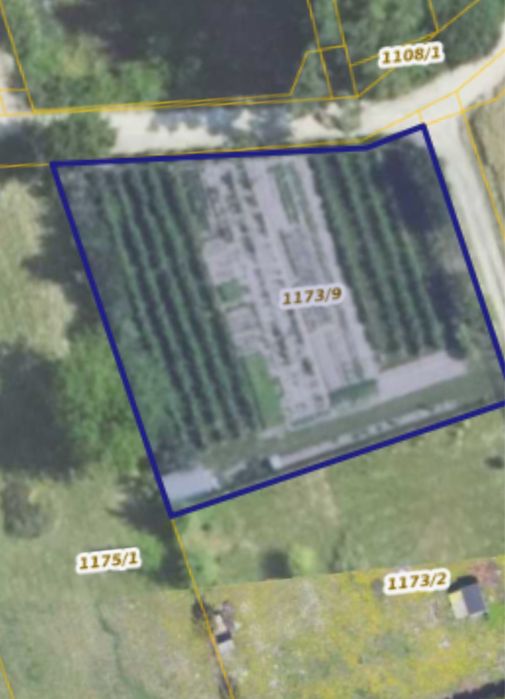 Działka budowlano-usługowa ,17 arów, Urzędów, ul Wiśniowa ,