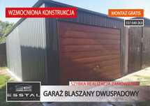 Garaż Blaszany -Jednospadowy | Garaże Blaszane | Wiata |Hala - ESSTAL*