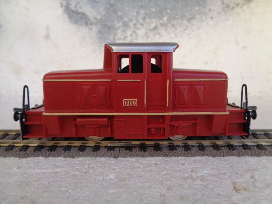 1:87 Fleischmann Locomotiva de manobras 1306 comboio na caixa