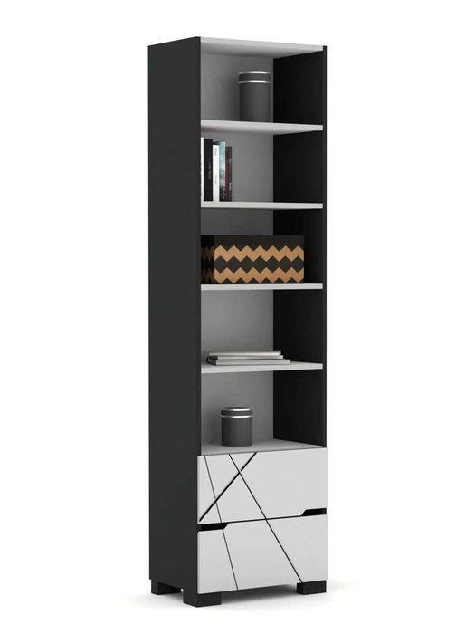 (23WN) Regał 55 X Dark, Meblik, wyprzedaż 650 zł