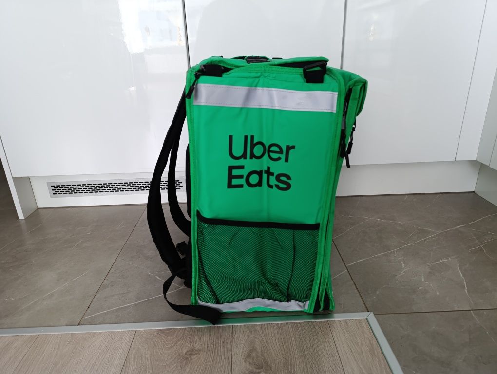 Plecak zielony 2 razy użyty Uber eats super stan jak nowy