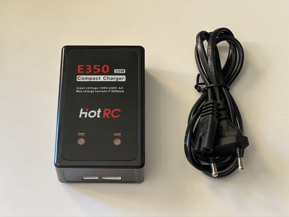 Зарядное устройство HotRc E350 25W балансировочное для акб LiPo 2s/3s