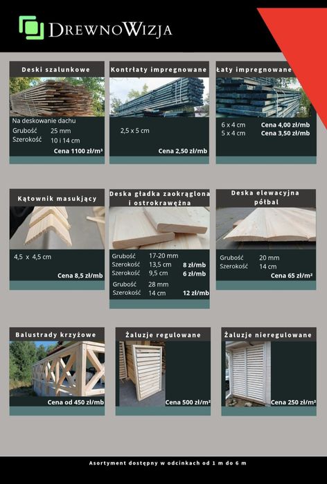 Drewno konstrukcyjne C24 suche 145x45