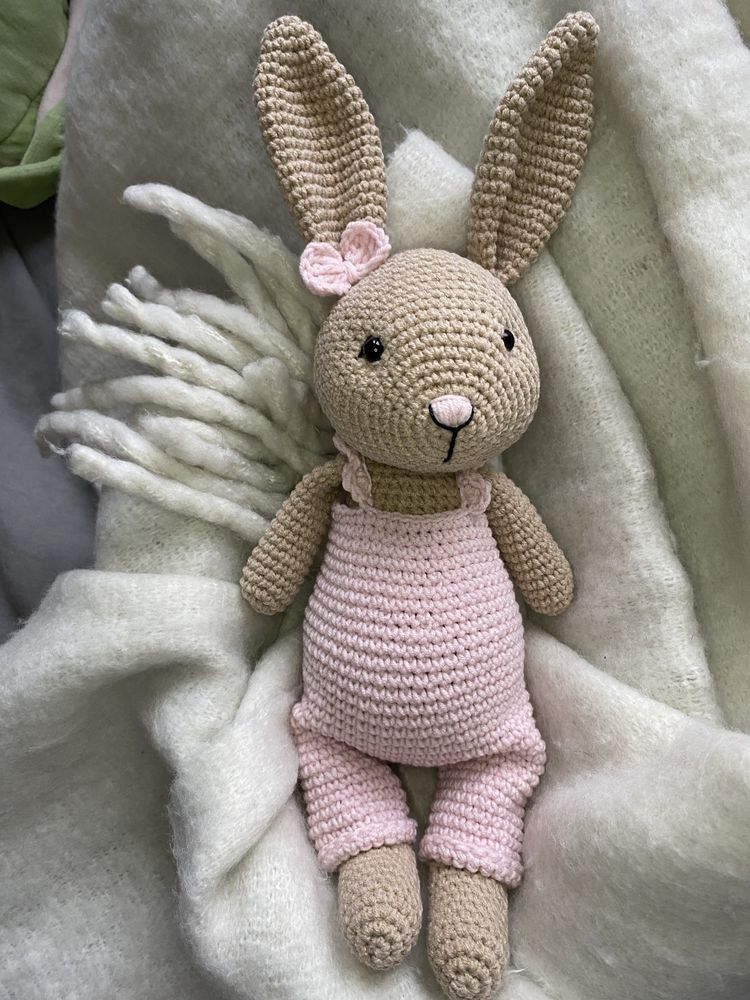Królik zajączek handmade szydełko