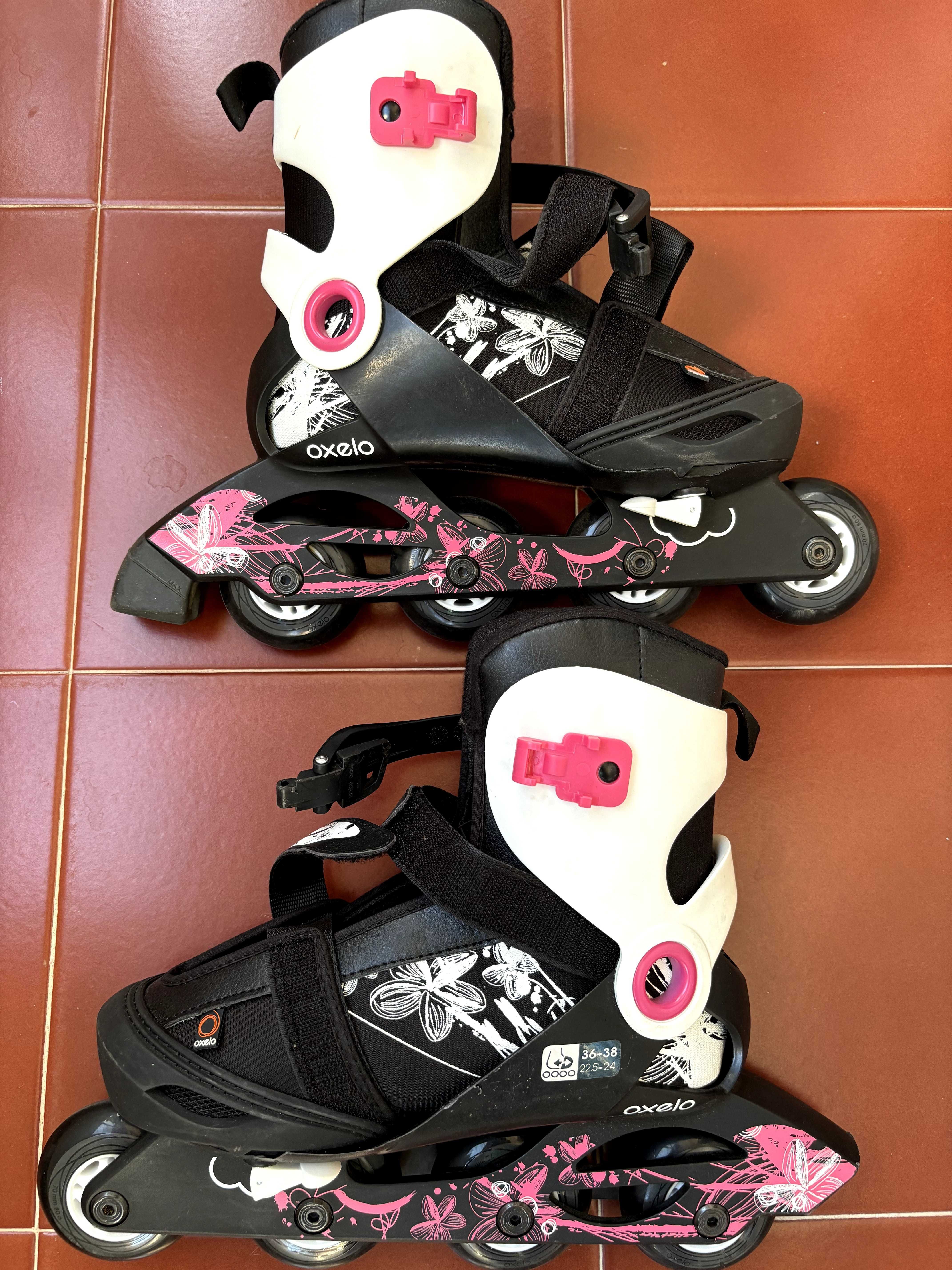 Patins em linha Tamanho 36 a 38