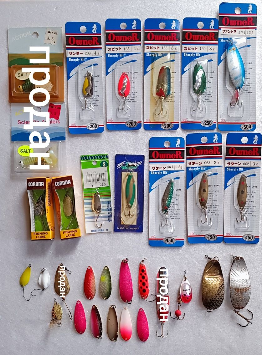 ТОПОВІ СПІНІНГИ і ТОПОВІ SHIMANO STELLA та Блешні відомих фірм: Daiwa,