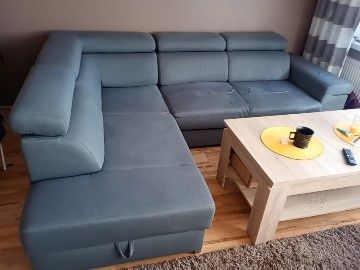Narożnik rozkładany z funkcją spania