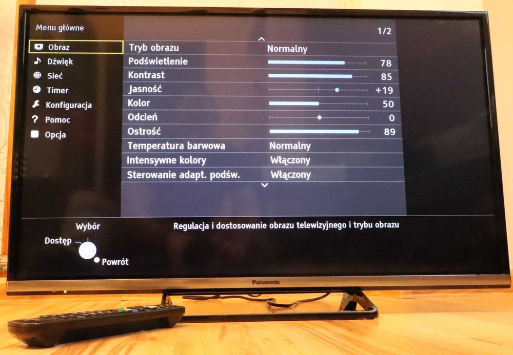 Telewizor Panasonic tx-32ds500e -uszkodzony