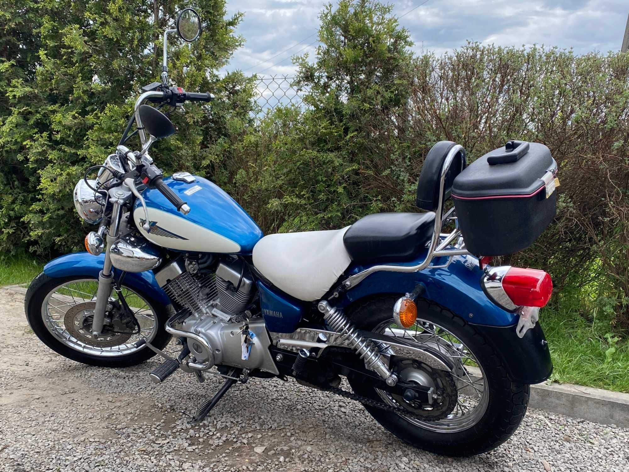 Yamaha Virago 125 19Tys_Piękny kolor_Zadbana_Opłacona_z Niemiec_2001r