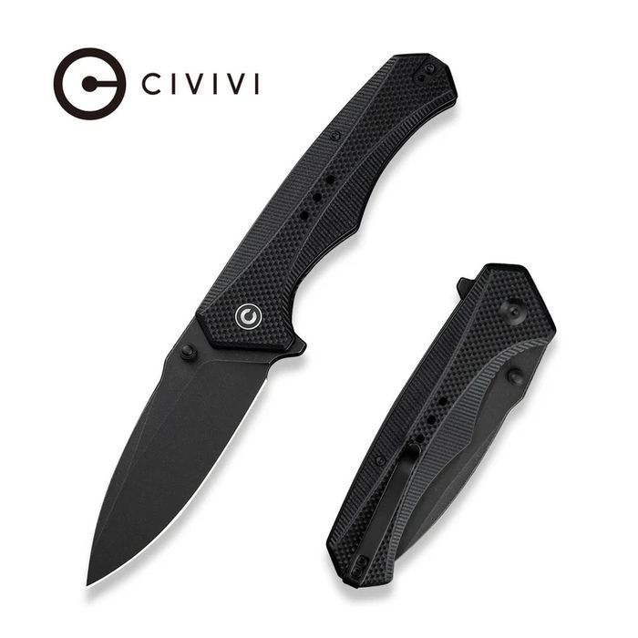 Nóż składany Civivi Photonix Black G10, Black Stonewashed 14C28N