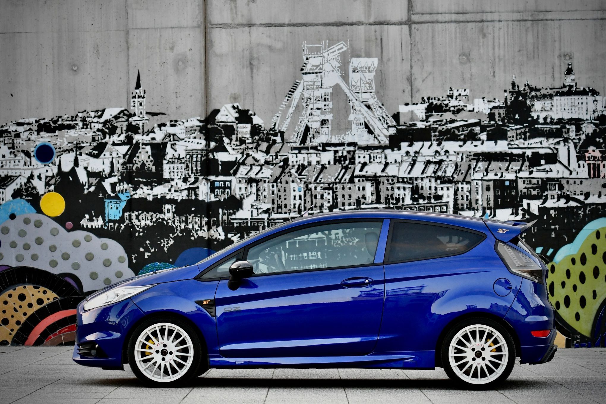 Ford Fiesta FORD FIESTA - 250HP, Recaro, Hybrydowe Turbo, downpipe, Oz R - FOTO!