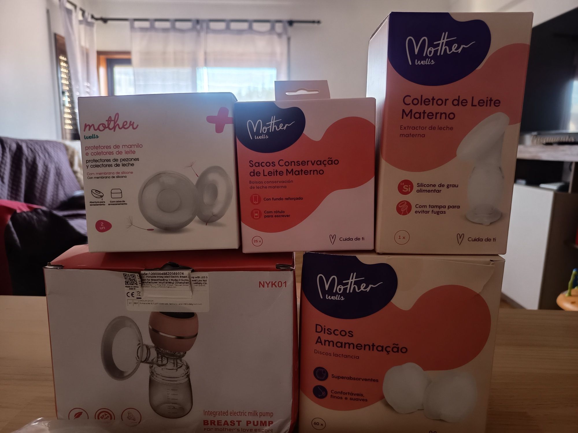Kit de amamentação