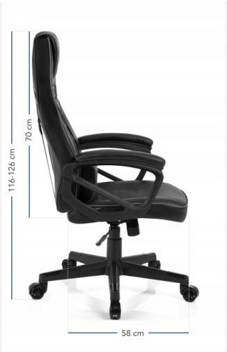 Fotel gamingowy biurowy krzesło obrotowe EKO