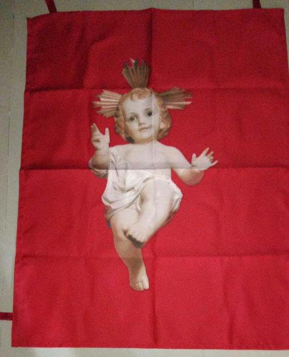 Estandarte Menino Jesus, para varandas/janelas