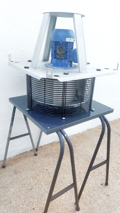 Ventilador extrator 5800 m3h Ar fumos churrasqueiras restaurantes