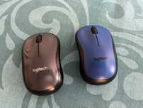 Rato Logitech M220 preto/azul Wireless (clique silencioso)