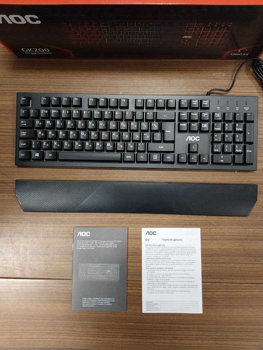 Profesjonalna klawiatura: podświetlenie,grawerowanie laserowe,cyrylica