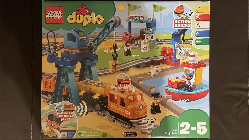 LEGO Duplo 10875 - Pociąg towarowy