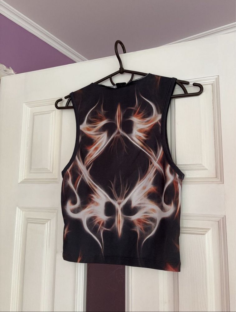 Топ майка трайбл в стилі y2k dollskill demonia new rock